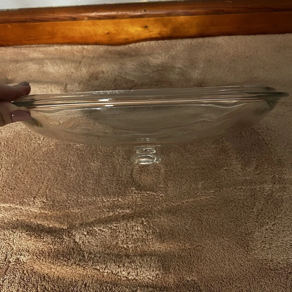 Pyrex Oval Domed Replacement Lid Clear‎ 11.25 Inch x 8.75 Inch